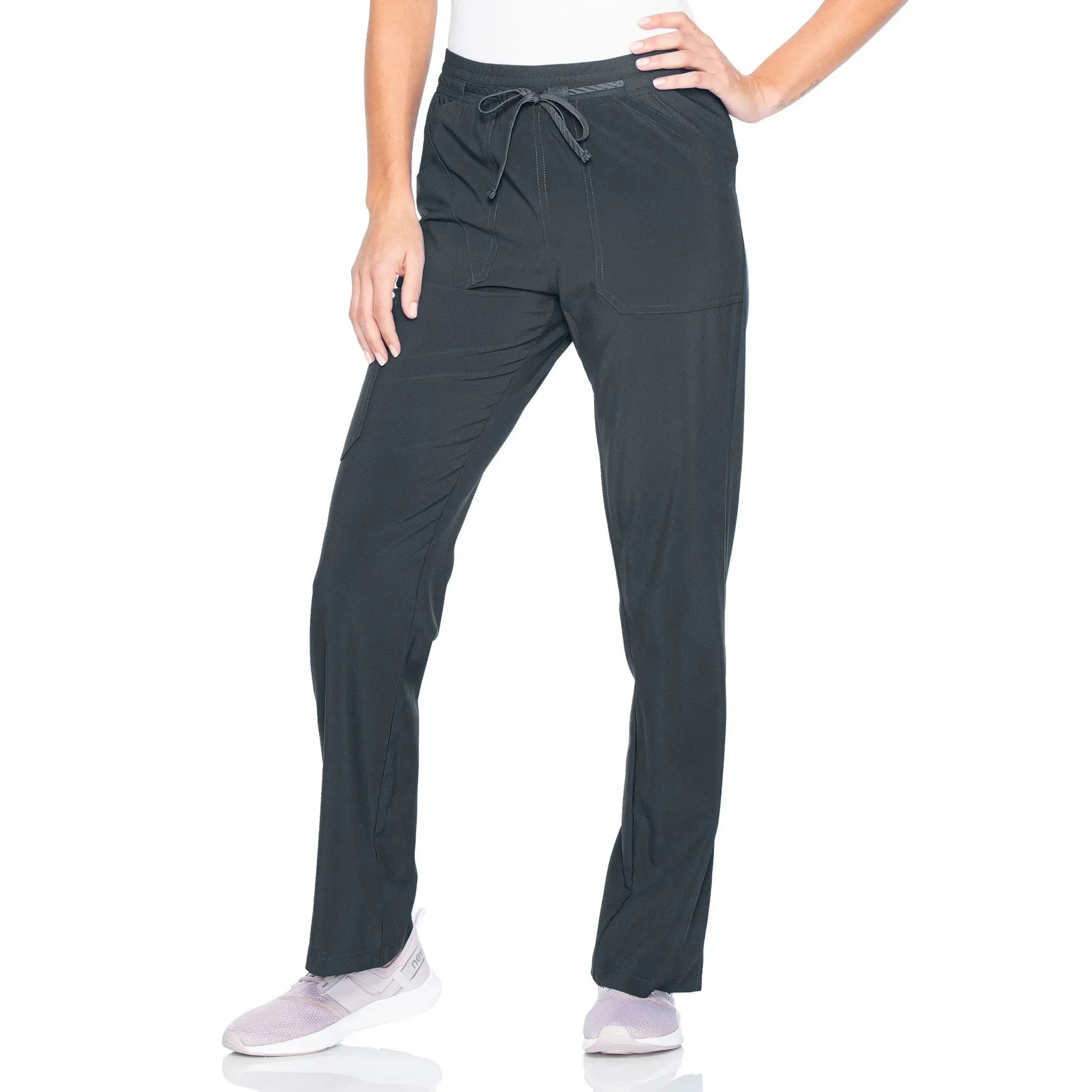 Landau Urbane Performance Women's Straight-Leg Cargo Scrub Pants