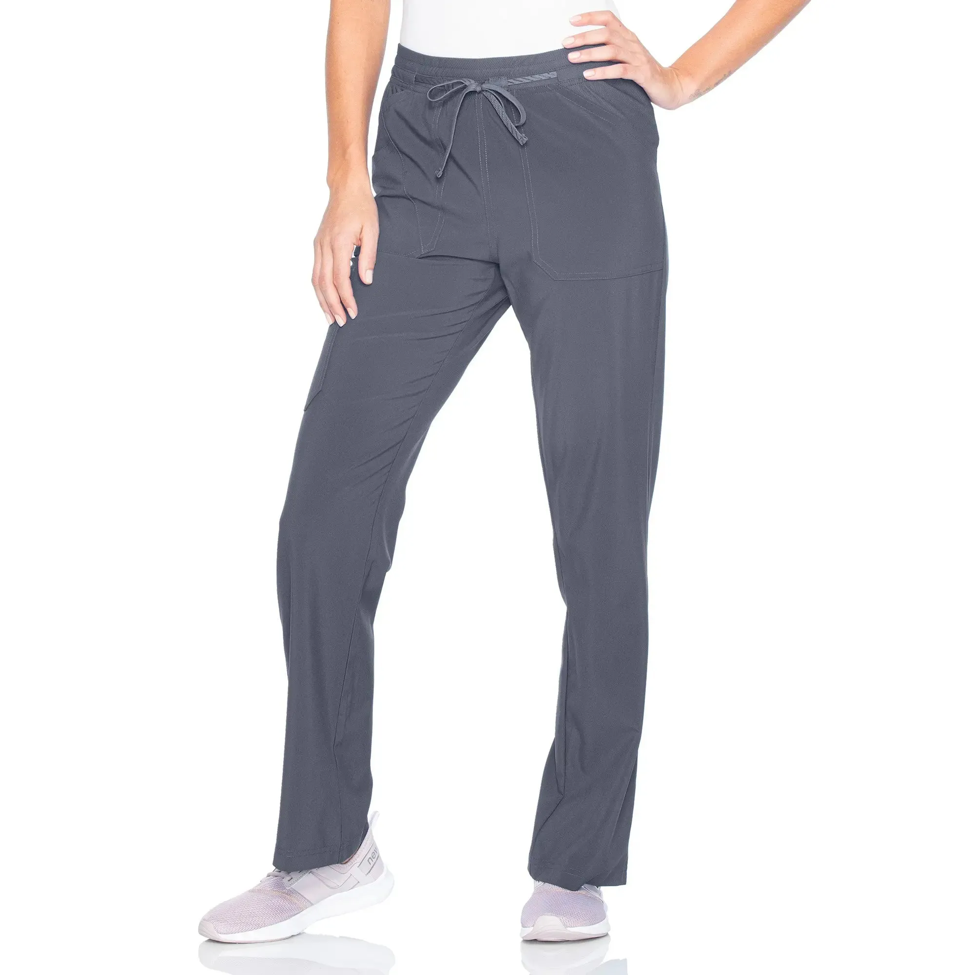 Landau Urbane Performance Women's Straight-Leg Cargo Scrub Pants