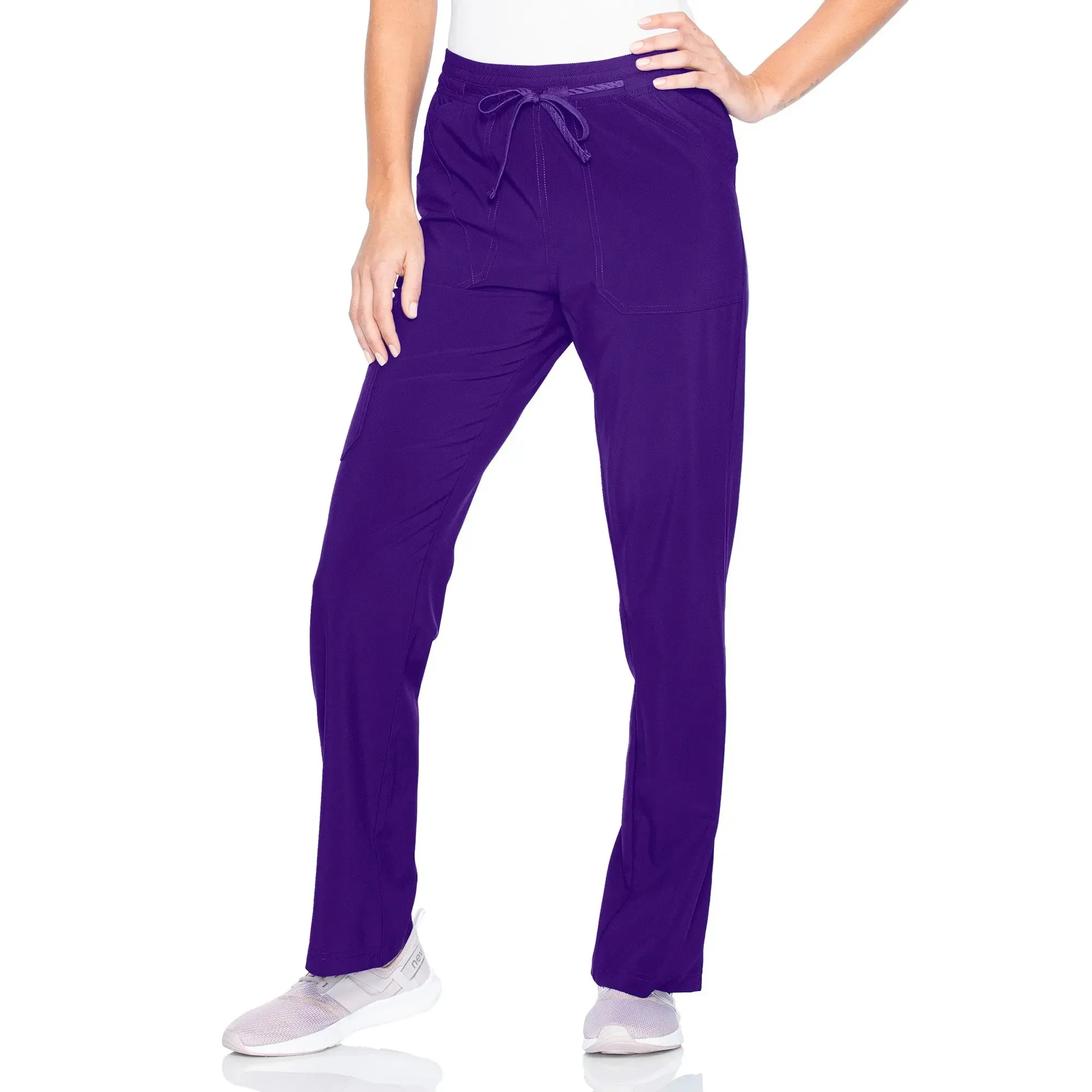 Landau Urbane Performance Women's Straight-Leg Cargo Scrub Pants