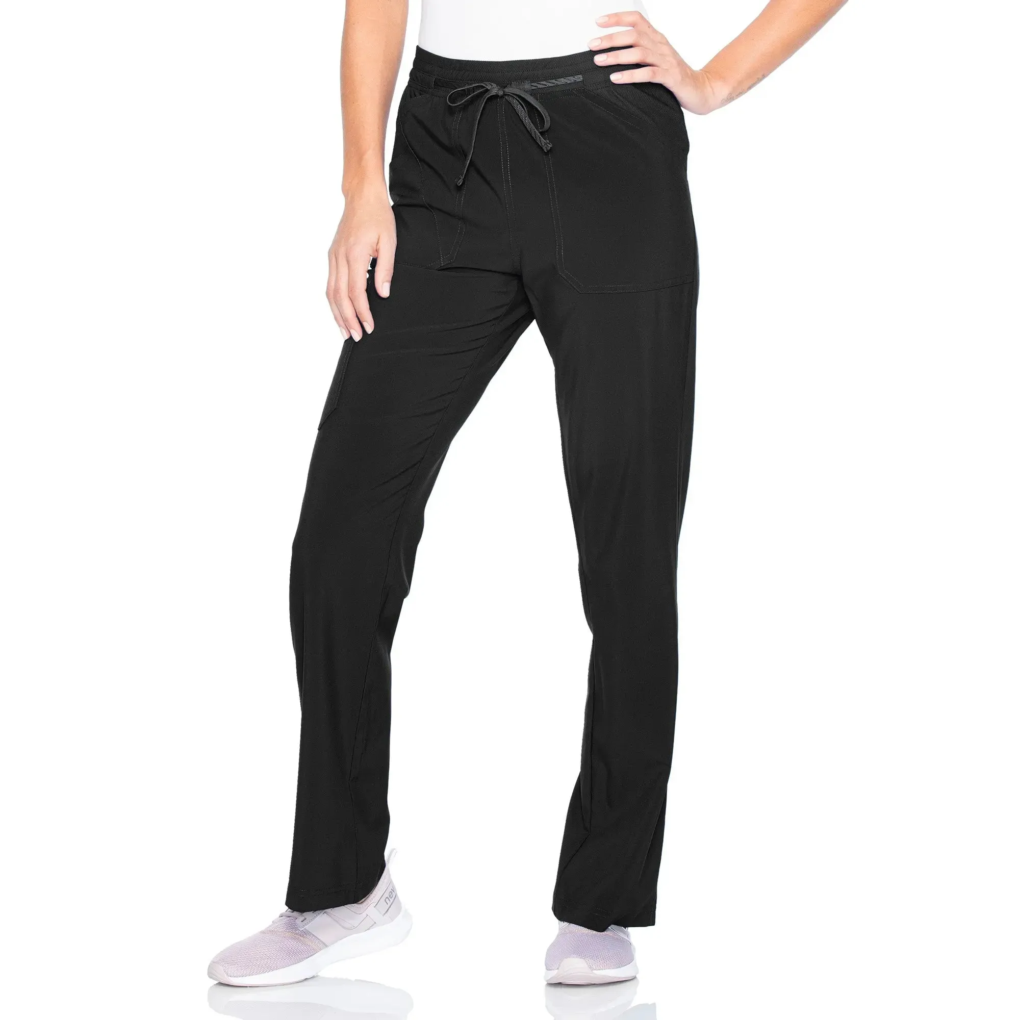 Landau Urbane Performance Women's Straight-Leg Cargo Scrub Pants