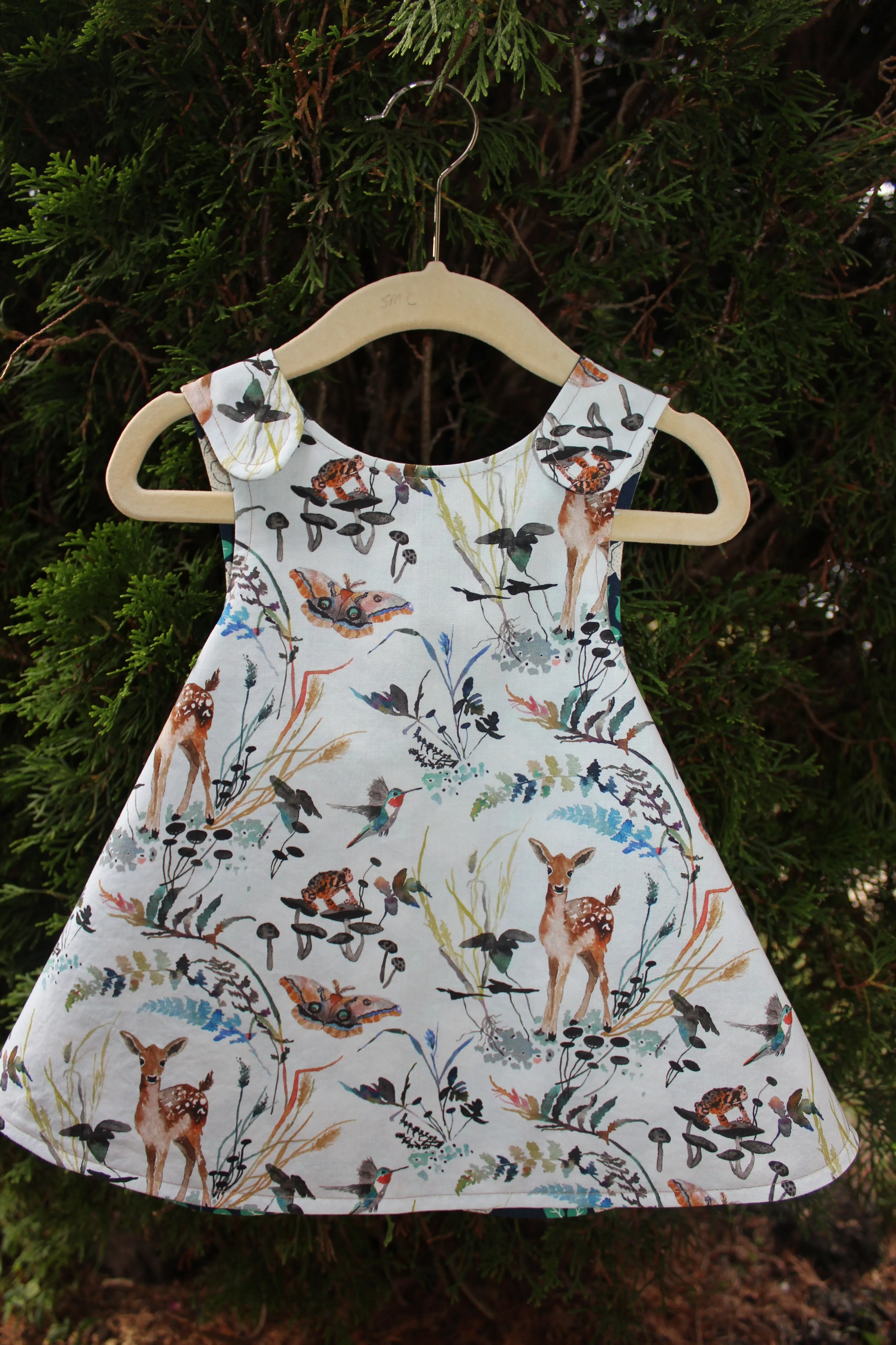 Light Forest Fawn Reversible Dress