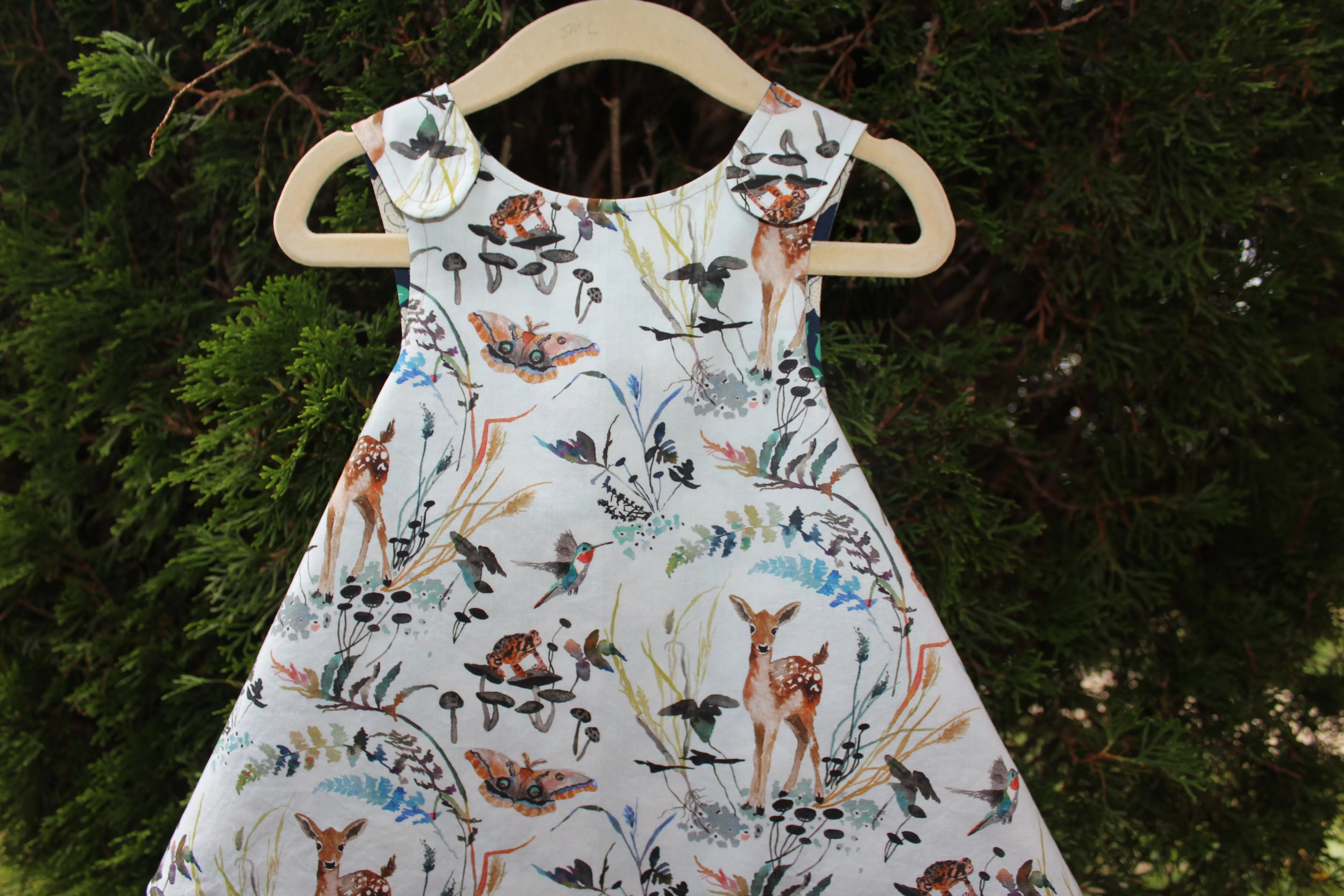 Light Forest Fawn Reversible Dress