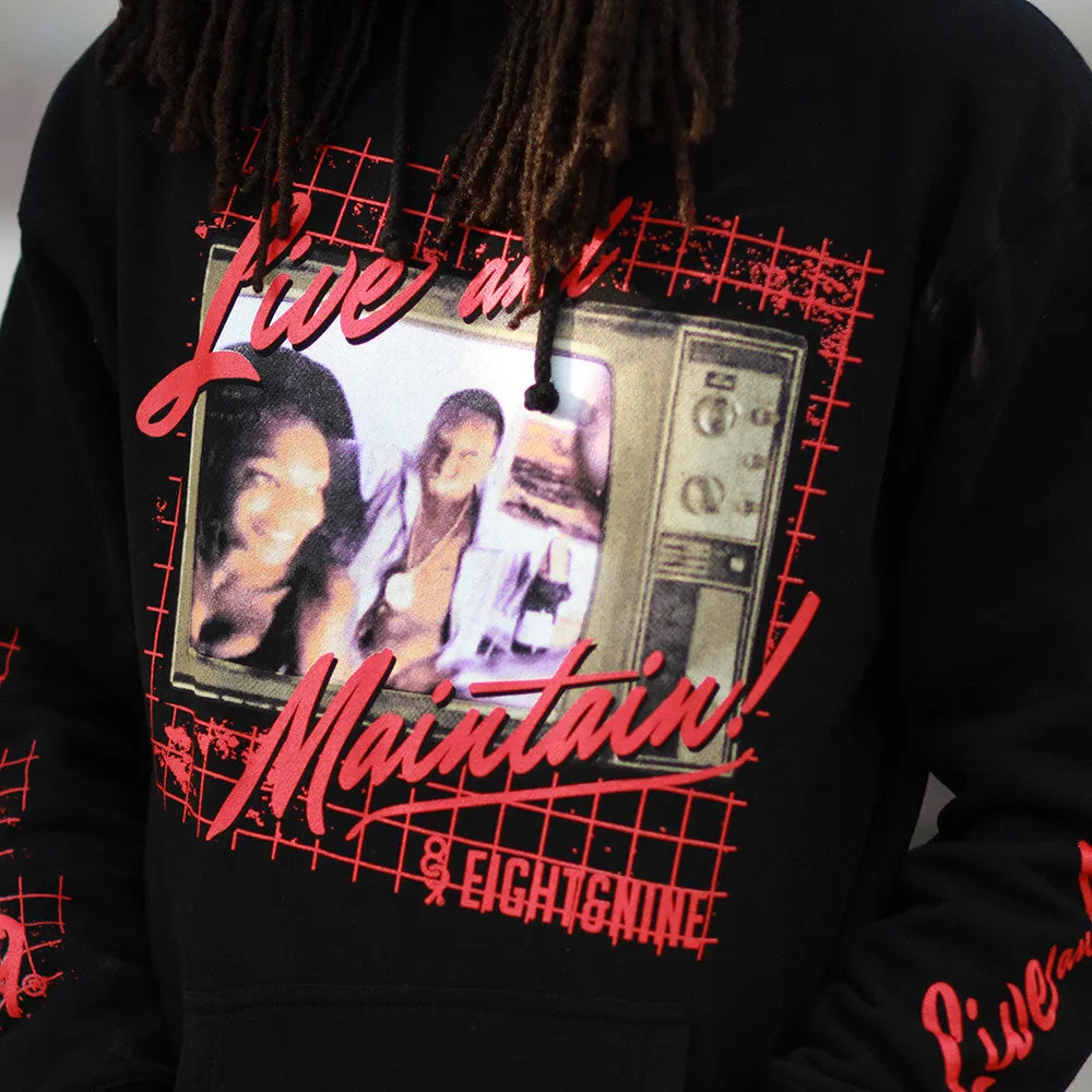 Livin Heavy Hooded Sweatshirt Black