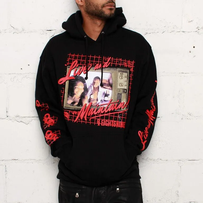 Livin Heavy Hooded Sweatshirt Black