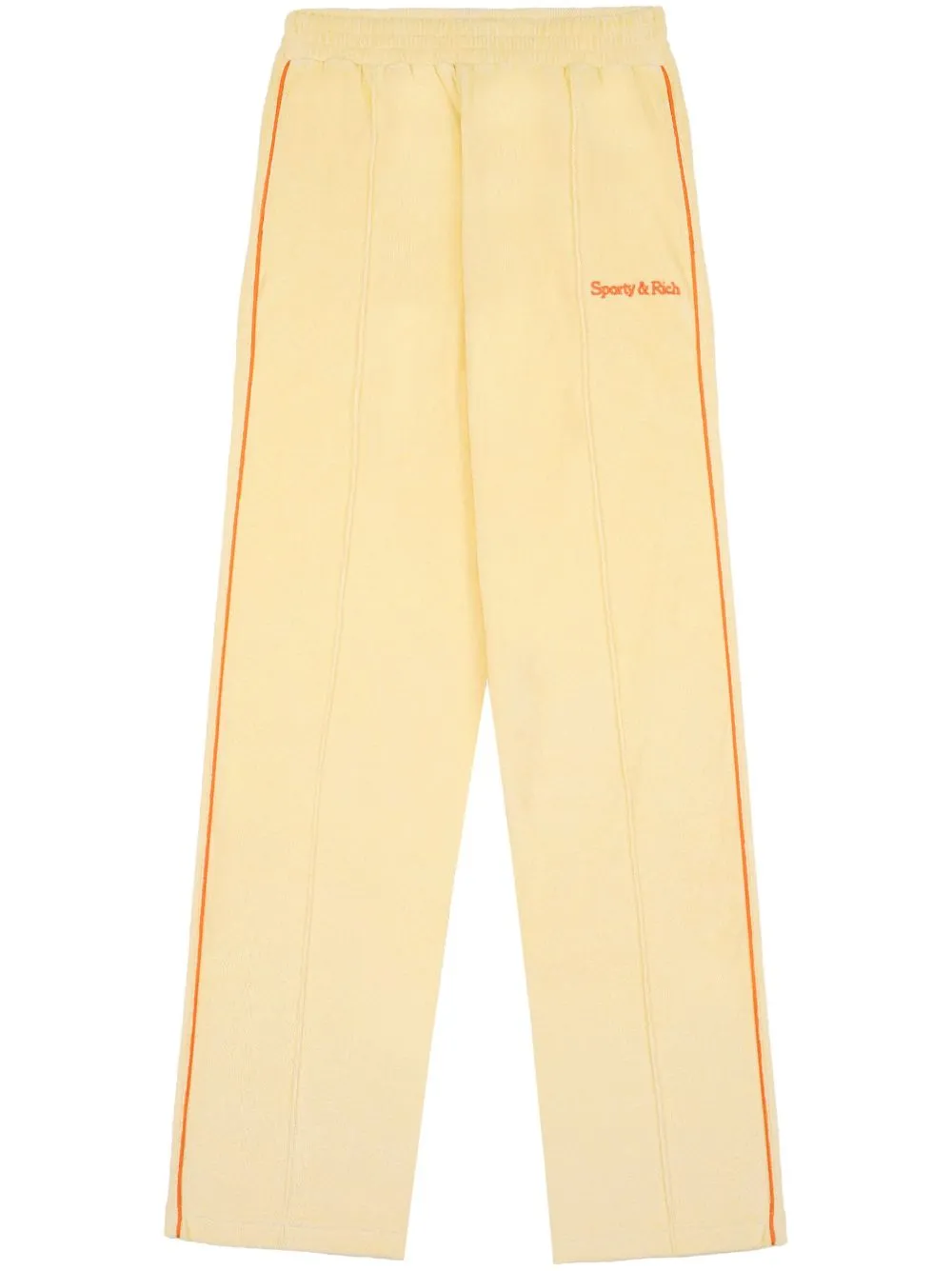 logo-embroidered terrycloth track pants