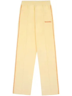 logo-embroidered terrycloth track pants