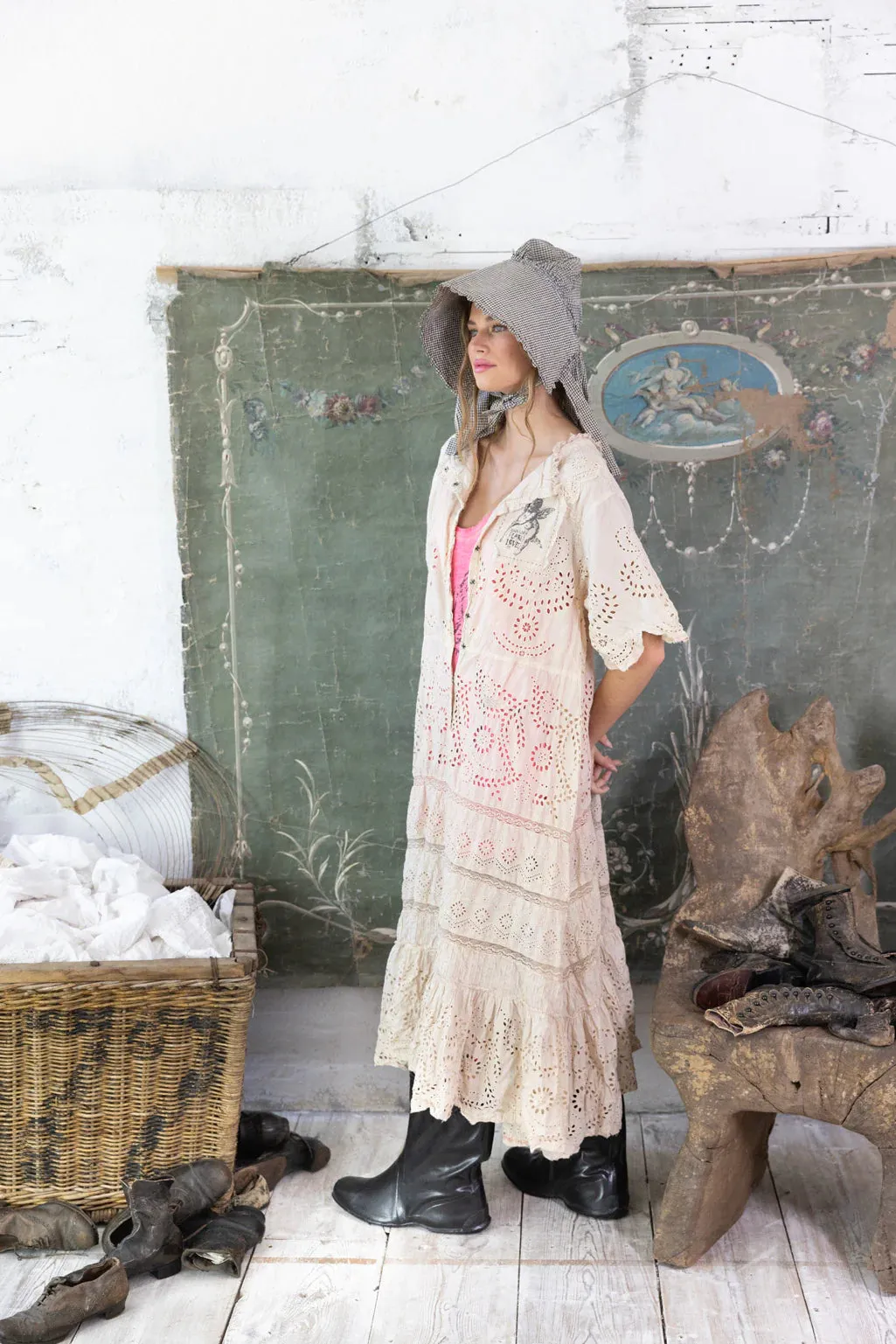 Magnolia Pearl DRESS 974-MOON-OS  Eyelet Heeren Dress
