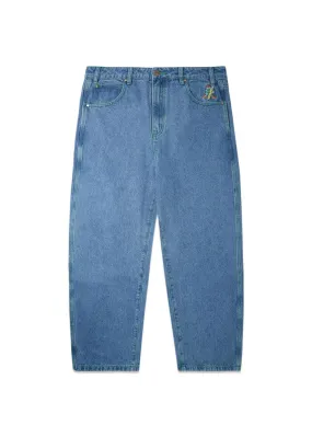Martian Denim Jeans - Washed Indigo