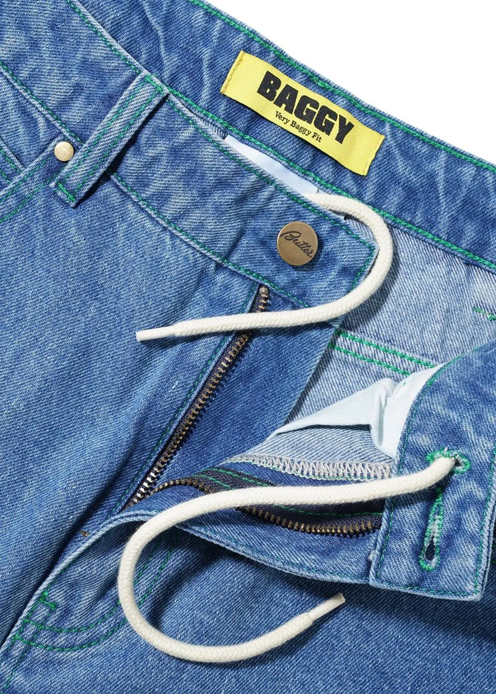 Martian Denim Jeans - Washed Indigo