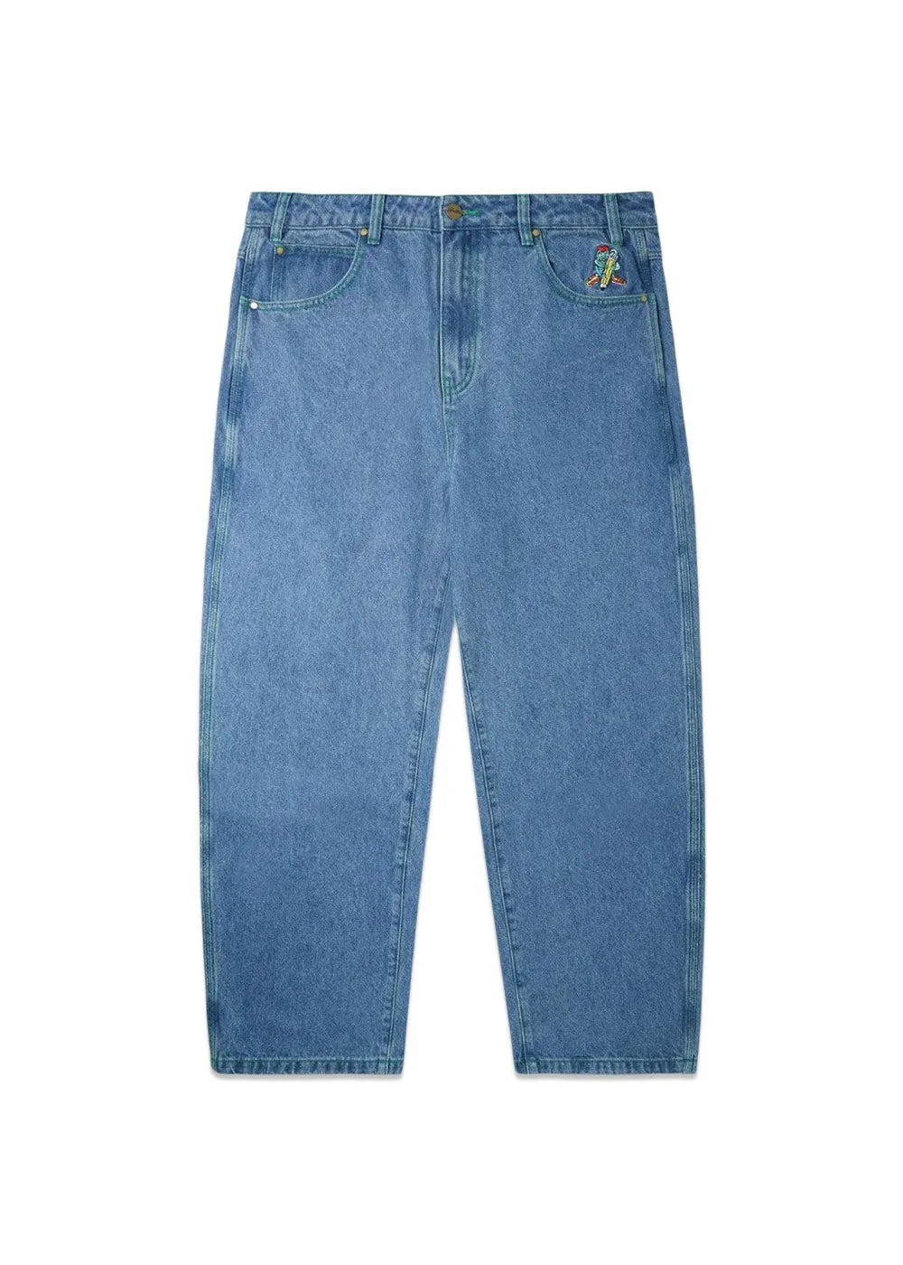 Martian Denim Jeans - Washed Indigo