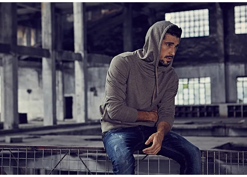 Men's Autumn Casual Hooded Slim Sweatshirt