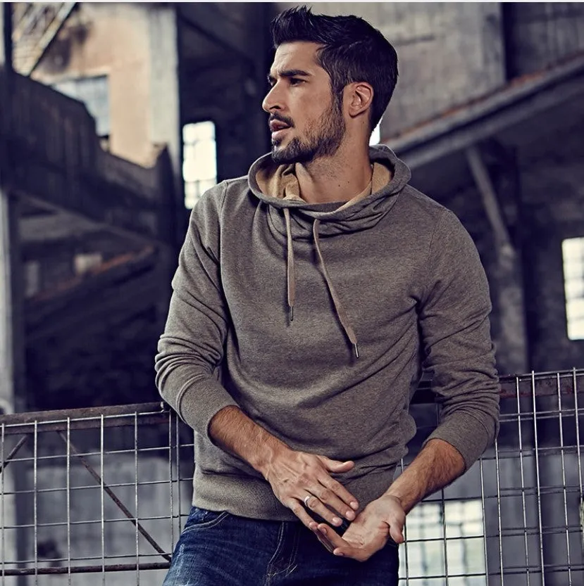 Men's Autumn Casual Hooded Slim Sweatshirt