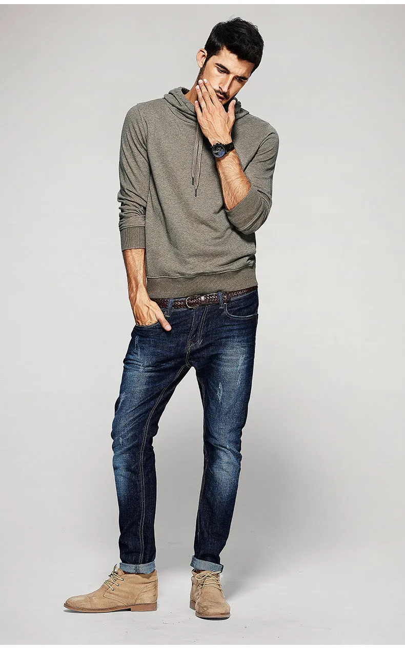 Men's Autumn Casual Hooded Slim Sweatshirt