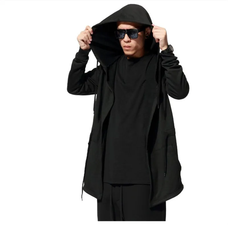 Men's Autumn Long Hooded Sweatshirt