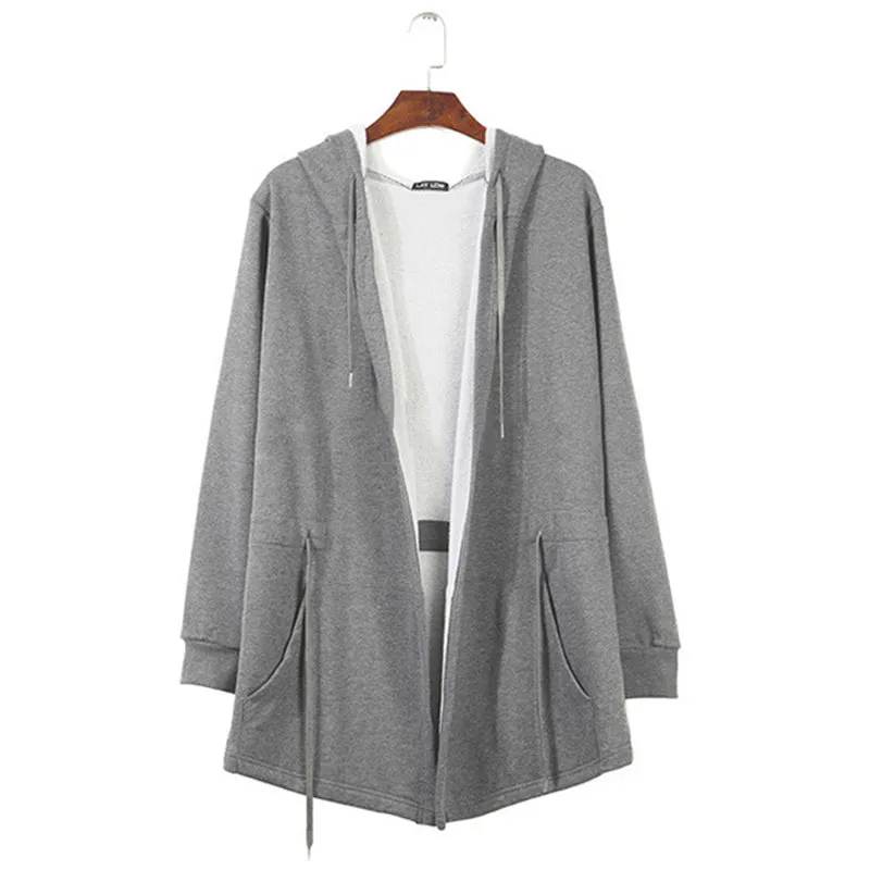 Men's Autumn Long Hooded Sweatshirt