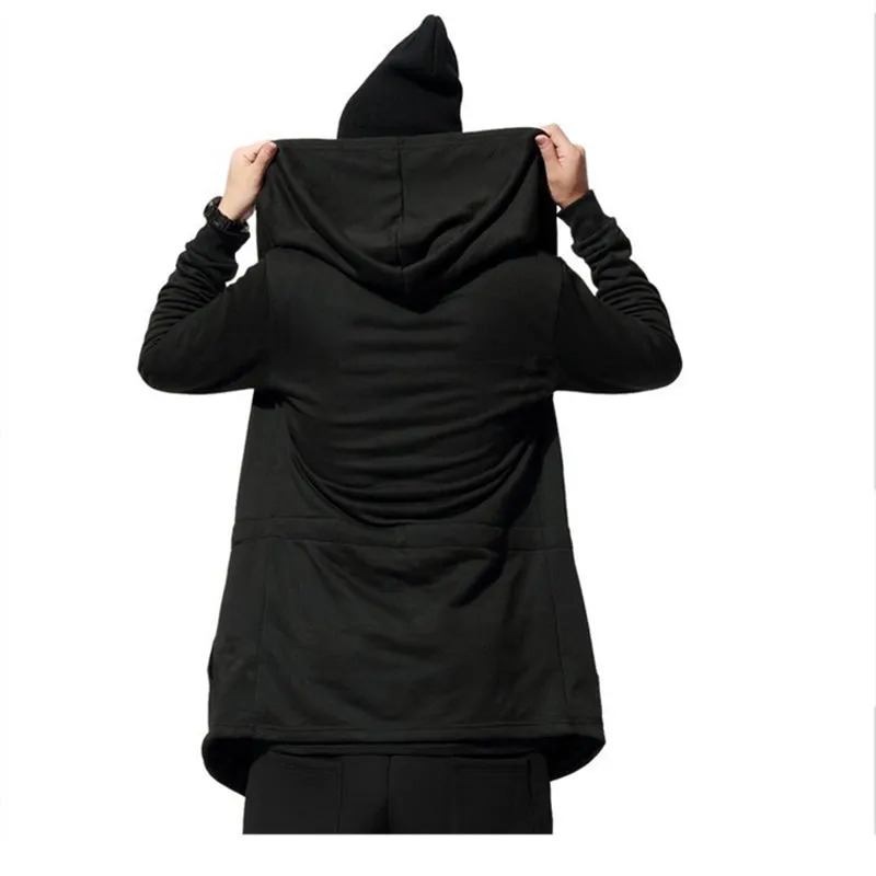 Men's Autumn Long Hooded Sweatshirt