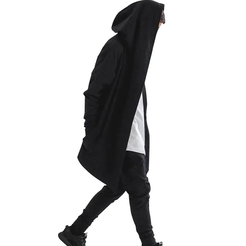 Men's Autumn Long Hooded Sweatshirt