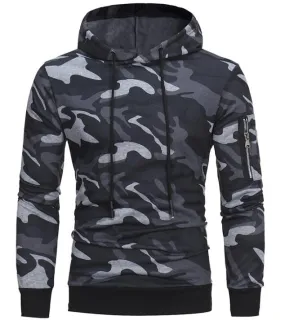 Men's Autumn Long Sleeved Hooded Sweatshirt