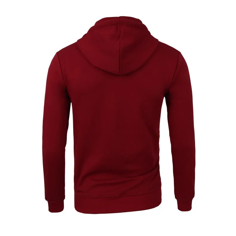 Men's Casual Cotton Hooded Sweatshirt