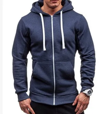 Men's Casual Cotton Hooded Sweatshirt