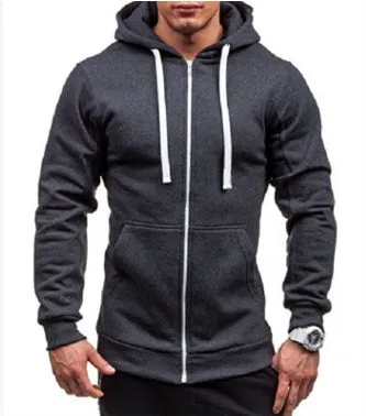 Men's Casual Cotton Hooded Sweatshirt