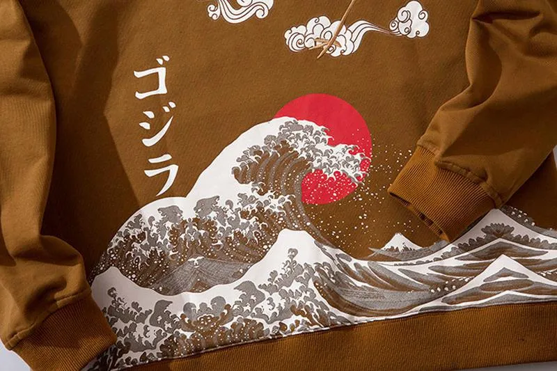 Men's Casual Embroidered Hooded Sweatshirt
