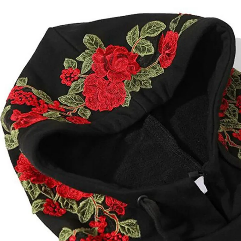 Men's Casual Fleece Embroidered Hoodie "Calmmind"