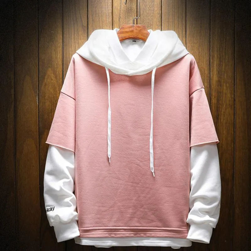 Men's Casual Fleece Hooded Sweatshirt "I’m Okay"