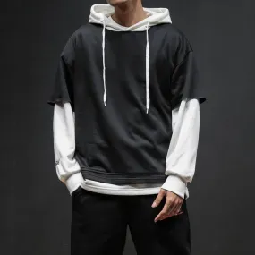 Men's Casual Fleece Hooded Sweatshirt "I’m Okay"