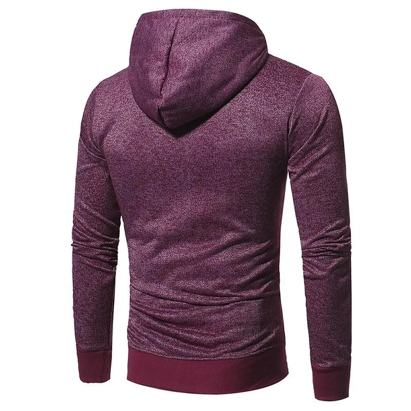 Men's Casual Slim Fit Hooded Sweatshirt Hoodies