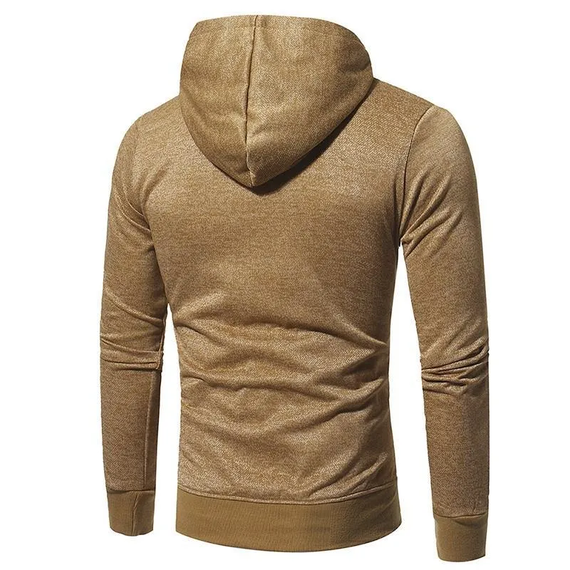 Men's Casual Slim Fit Hooded Sweatshirt Hoodies
