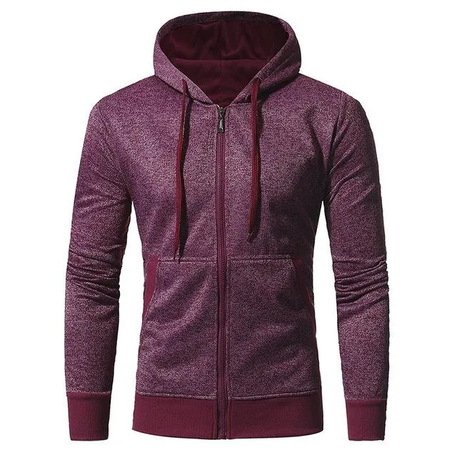 Men's Casual Slim Fit Hooded Sweatshirt Hoodies