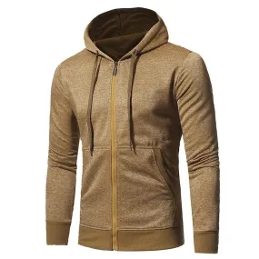 Men's Casual Slim Fit Hooded Sweatshirt Hoodies