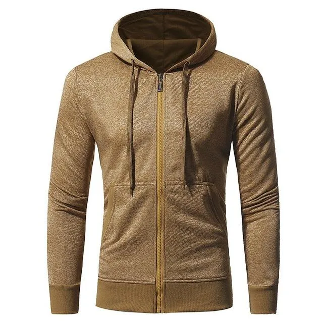 Men's Casual Slim Fit Hooded Sweatshirt Hoodies