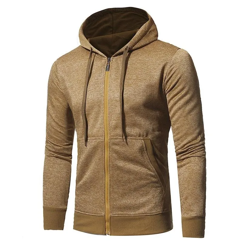 Men's Casual Slim Fit Hooded Sweatshirt Hoodies