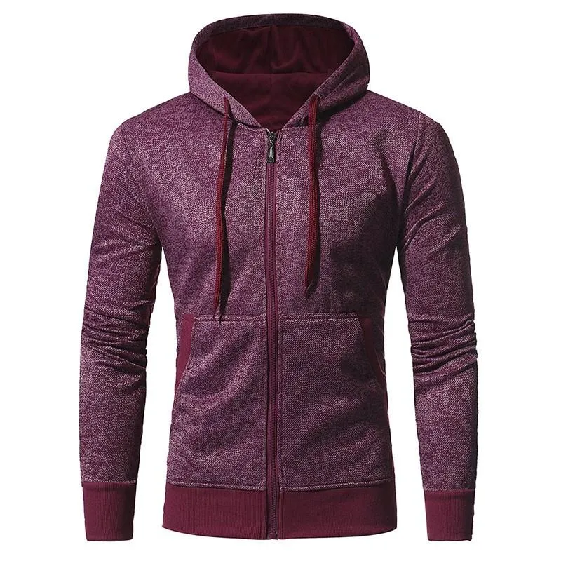 Men's Casual Slim Fit Hooded Sweatshirt Hoodies