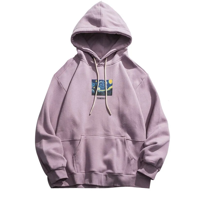 Men's Fleece Hooded Sweatshirt "The Museum 1984"