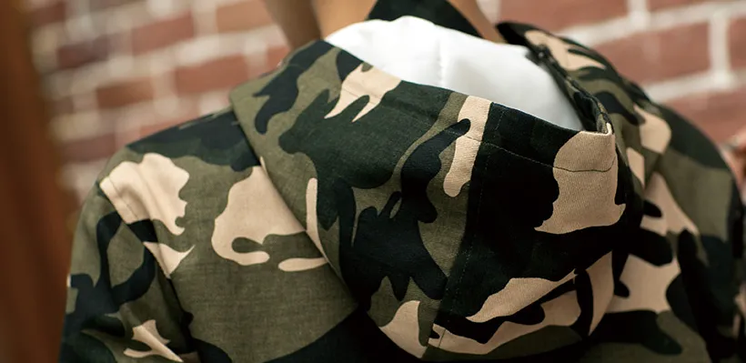 Men's High Quality Camouflage Military Hoodie