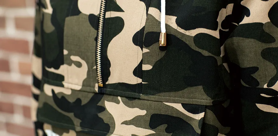 Men's High Quality Camouflage Military Hoodie