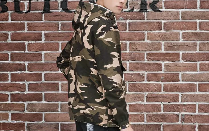 Men's High Quality Camouflage Military Hoodie