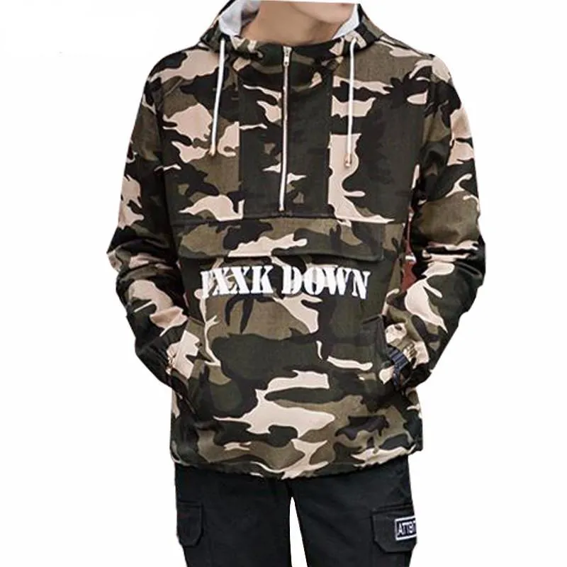 Men's High Quality Camouflage Military Hoodie