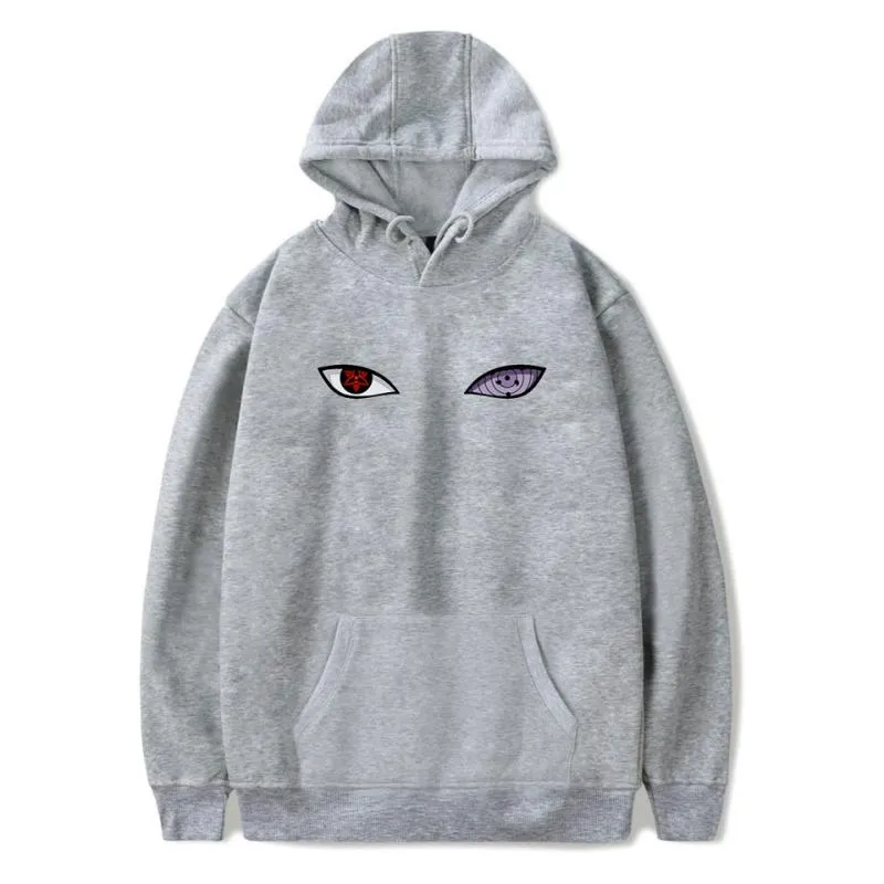 Men's Hooded Sweatshirt With Eyes Print