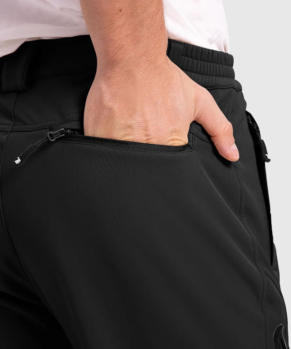 Men's Insulated Outdoor Composite Fleece Lined Hiking Pants