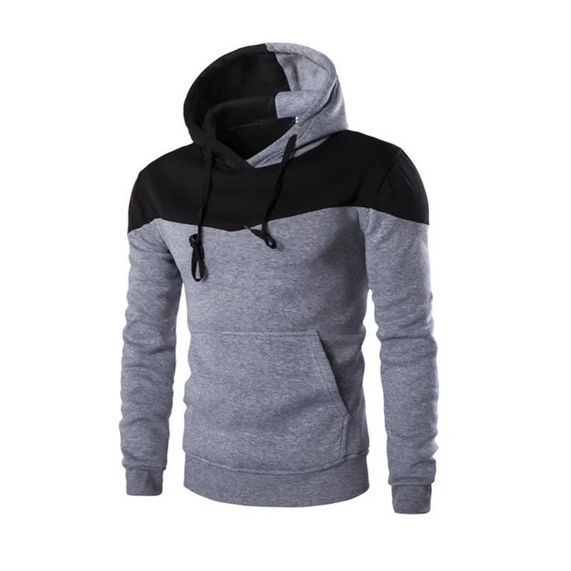 Men's Long Sleeved Hooded Sweatshirt
