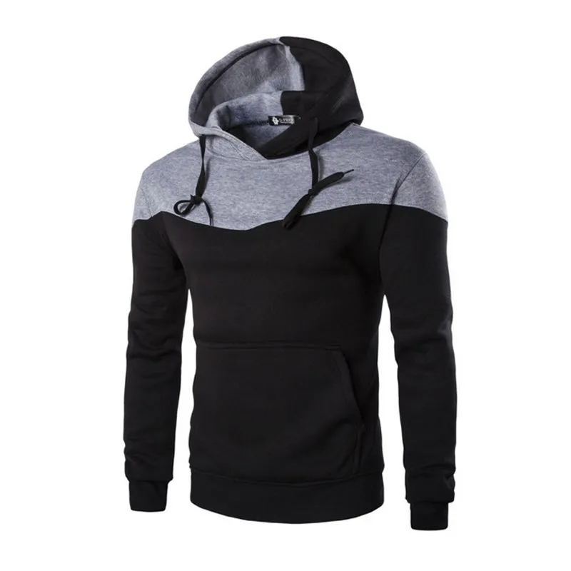Men's Long Sleeved Hooded Sweatshirt