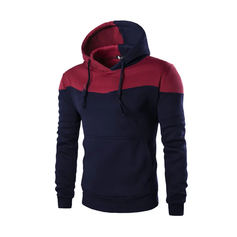 Men's Long Sleeved Hooded Sweatshirt
