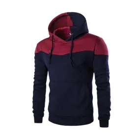 Men's Long Sleeved Hooded Sweatshirt