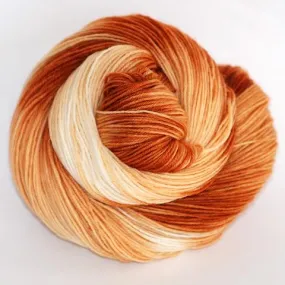 Orange Tiger Tabby - Revival Fingering - Dyed Stock