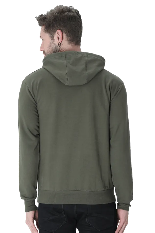 Outer Woods Men's Cheetah Printed Hooded Sweatshirt