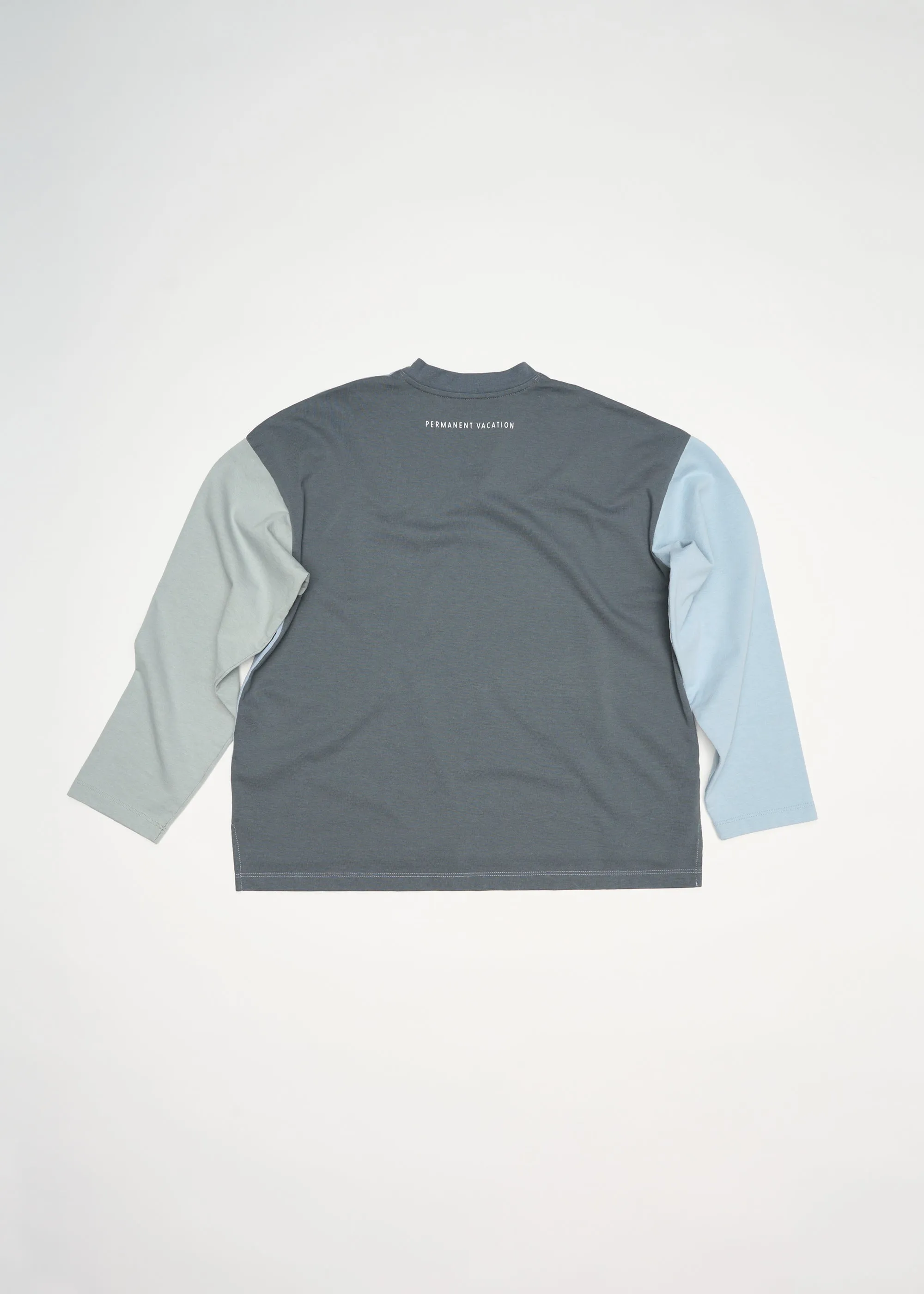 Parallel Top ~ Washed Blue Multi